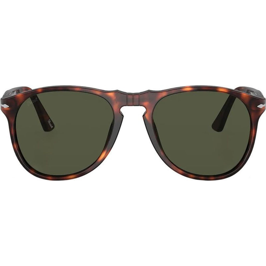 PO9649S, Havana/Green Glass Lenses