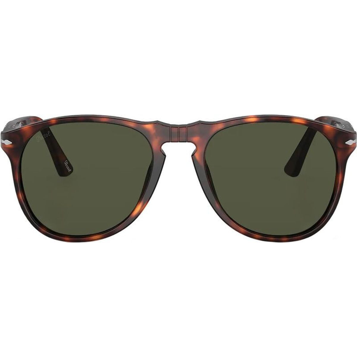 PO9649S, Havana/Green Glass Lenses