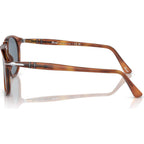 PO9649S, Terra Di Siena/Light Blue Glass Lenses 55 Eye Size