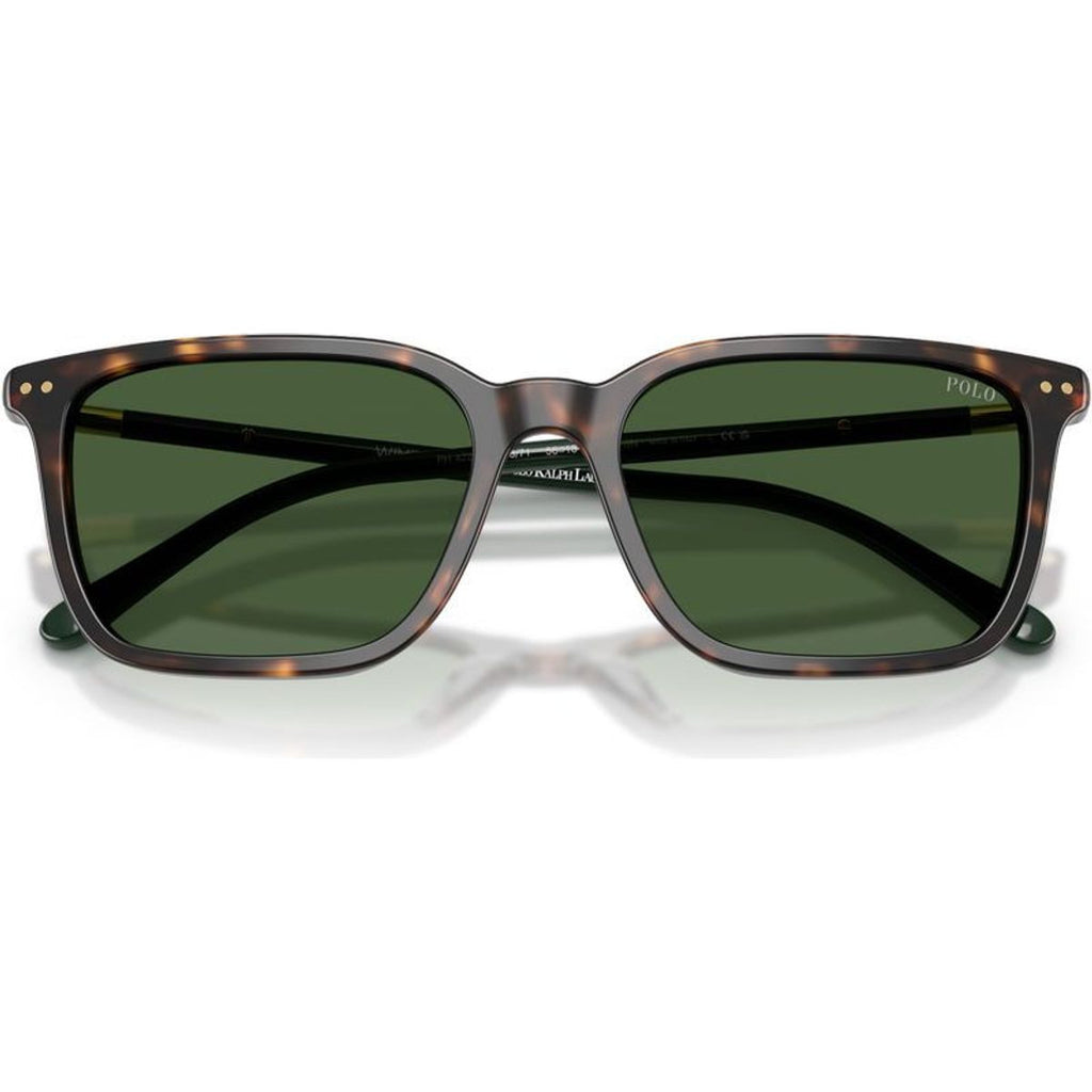 PH4226, Shiny Dark Havana/Green Lenses