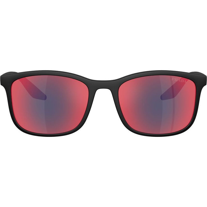 PSA08S, Matte Black/Blue Red Mirror Lenses