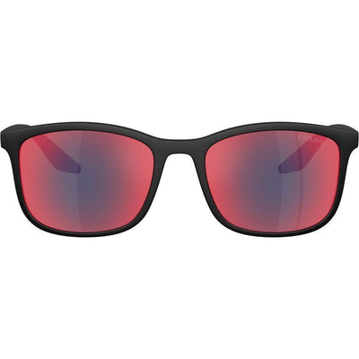 PSA08S, Matte Black/Blue Red Mirror Lenses