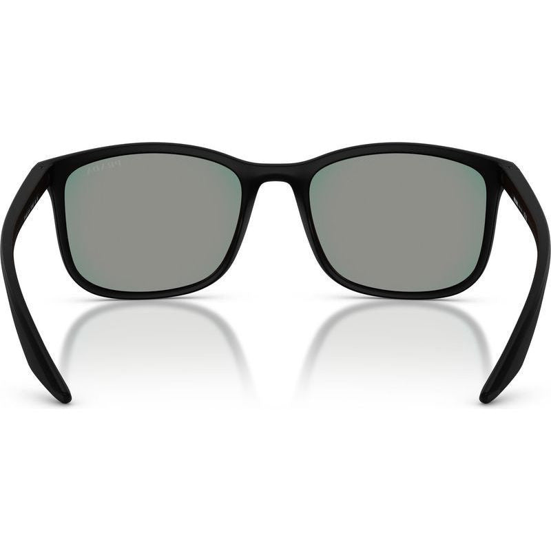 PSA08S, Matte Black/Blue Red Mirror Lenses