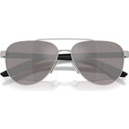 PSA52S, Matte Grey/Purple Brown Silver Mirror Lenses