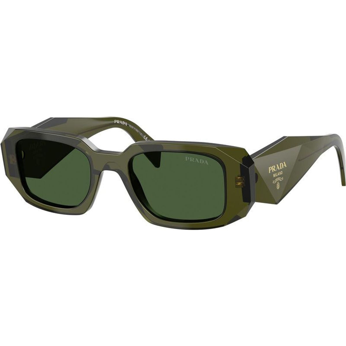 PR17WS, Transparent Bottle/Dark Green Lenses