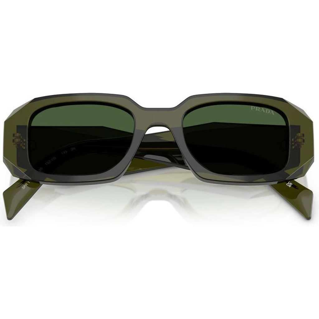PR17WS, Transparent Bottle/Dark Green Lenses