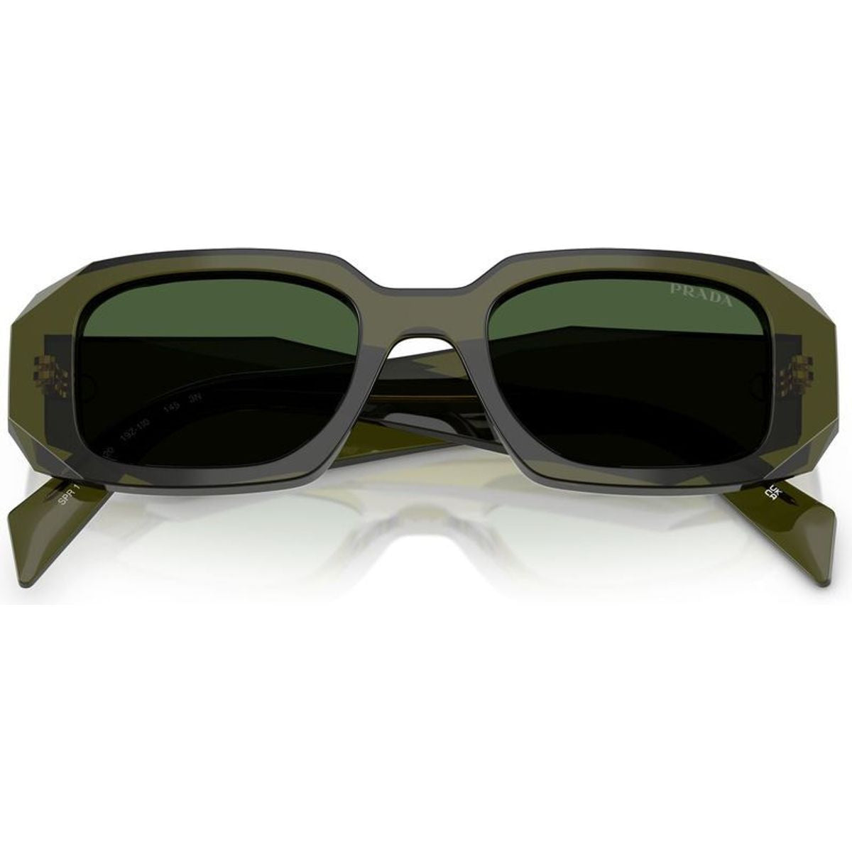 PR17WS, Transparent Bottle/Dark Green Lenses