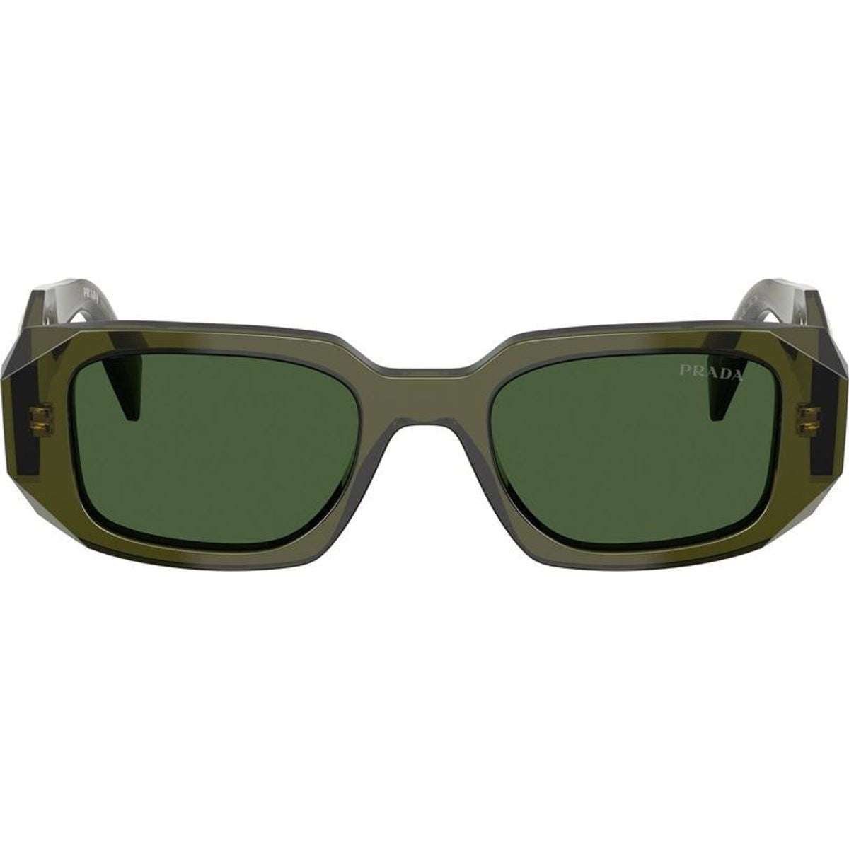 PR17WS, Transparent Bottle/Dark Green Lenses