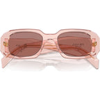 PR17WS, Transparent Peach/Light Brown Lenses