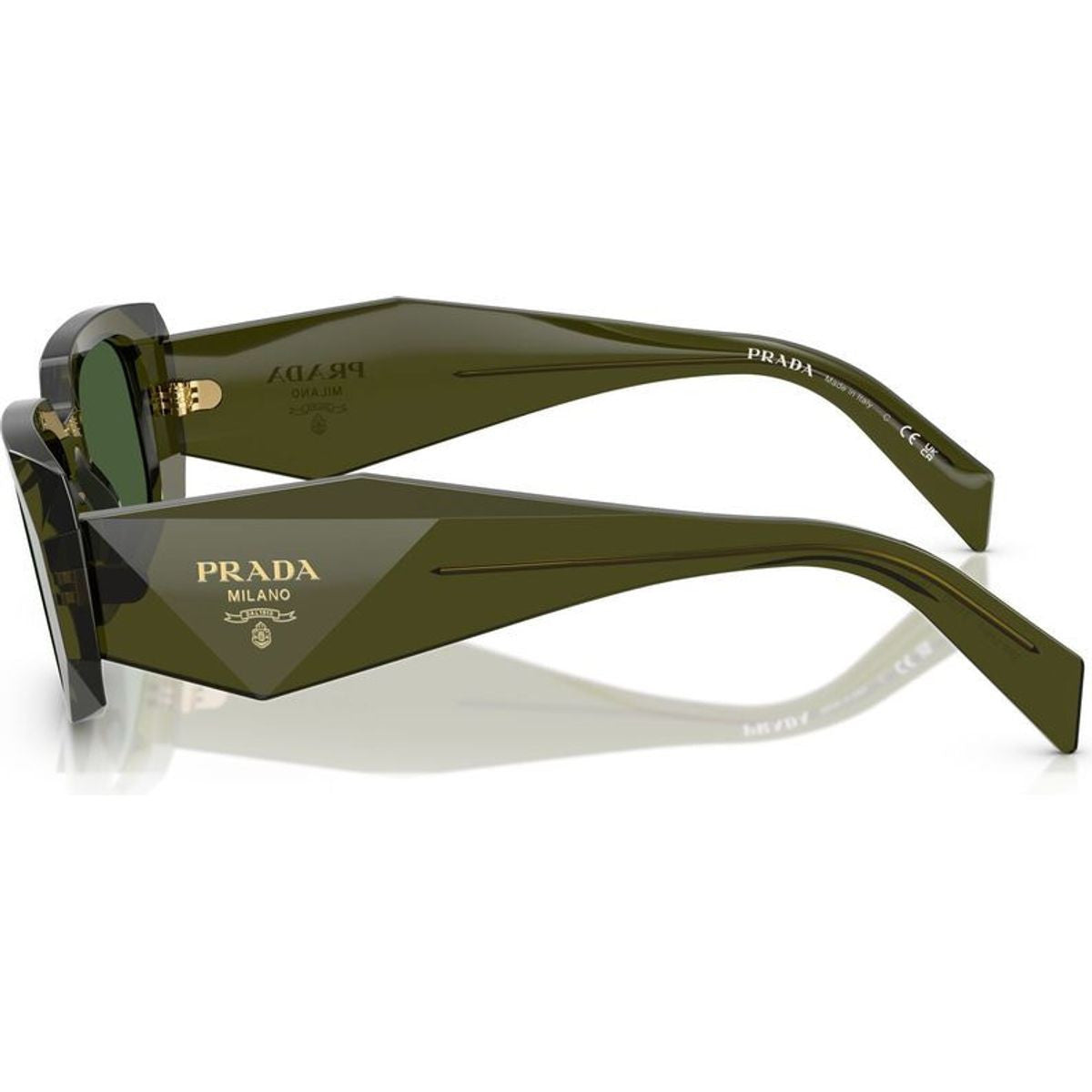 PR17WSF, Transparent Bottle/Dark Green Lenses