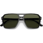 PR20YS, Black/Green Polarised Glass Lenses