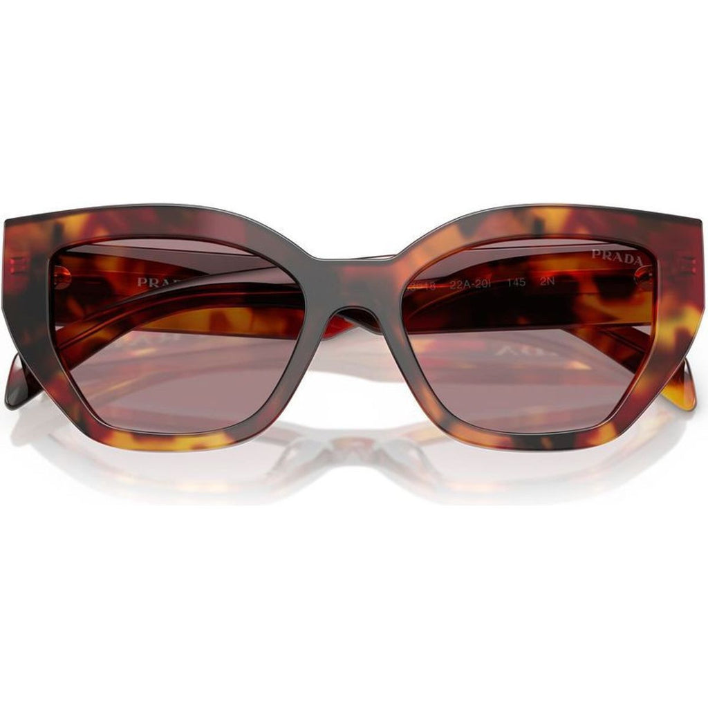 PRA09S, Poppy Tortoise/Light Purple Brown Lenses