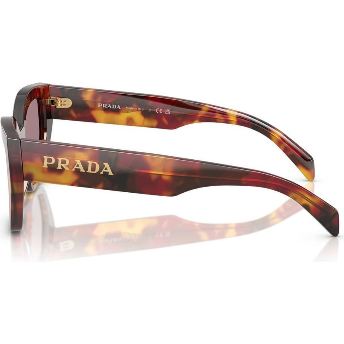 PRA09S, Poppy Tortoise/Light Purple Brown Lenses
