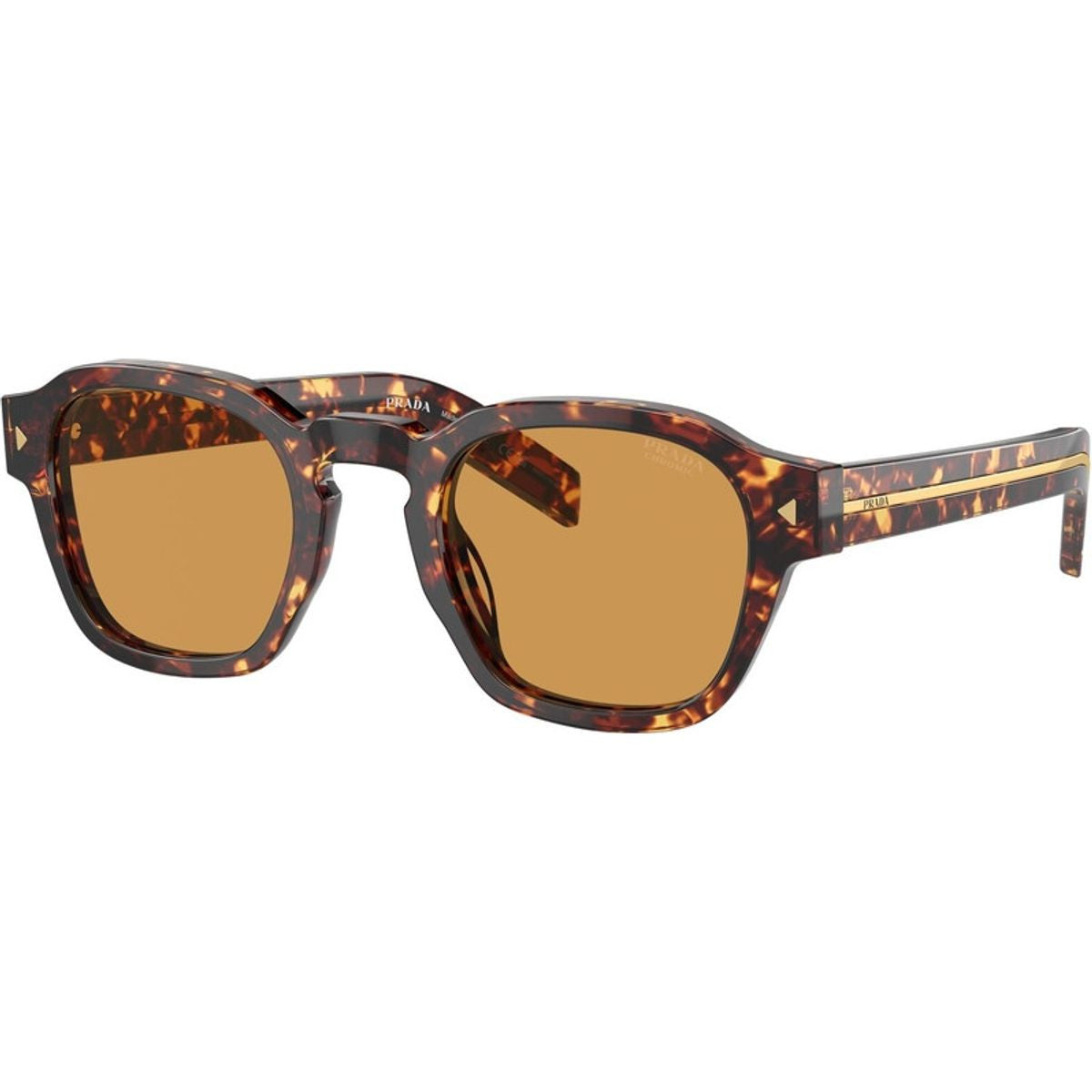 PRA16S, Magma Tortoise/Light Brown Photochromic Glass Lenses 52 Eye Size