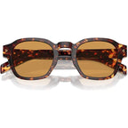 PRA16S, Magma Tortoise/Light Brown Photochromic Glass Lenses 52 Eye Size
