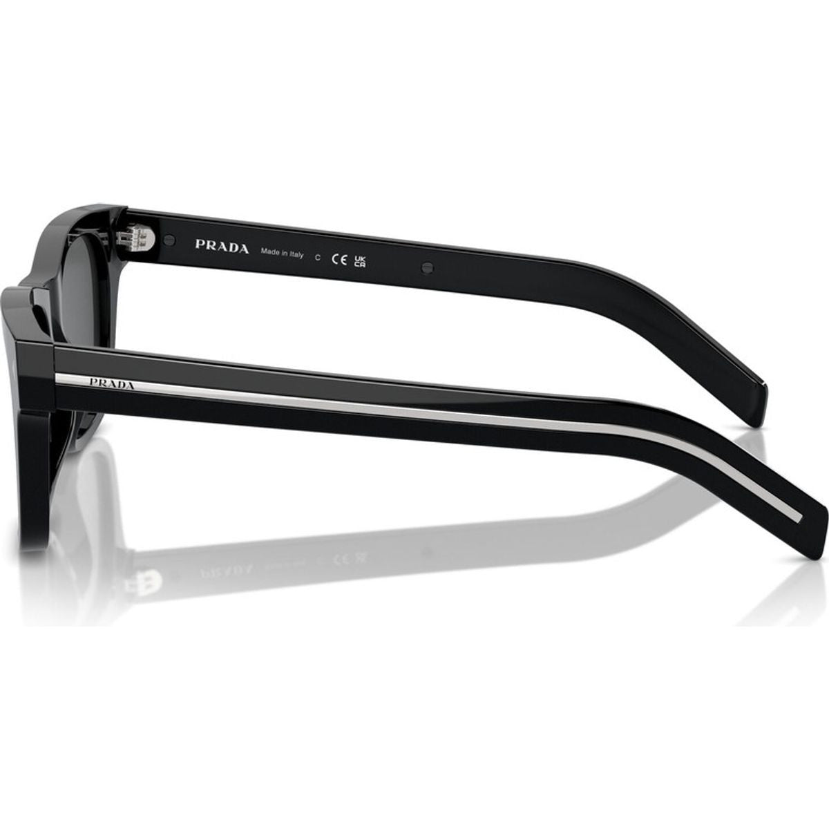 PRA17S, Black/Dark Grey Glass Lenses 54 Eye Size