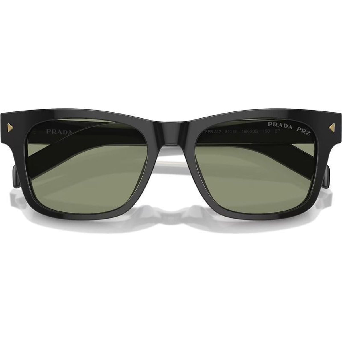 PRA17S, Black/Green Polarised Glass Lenses 54 Eye Size