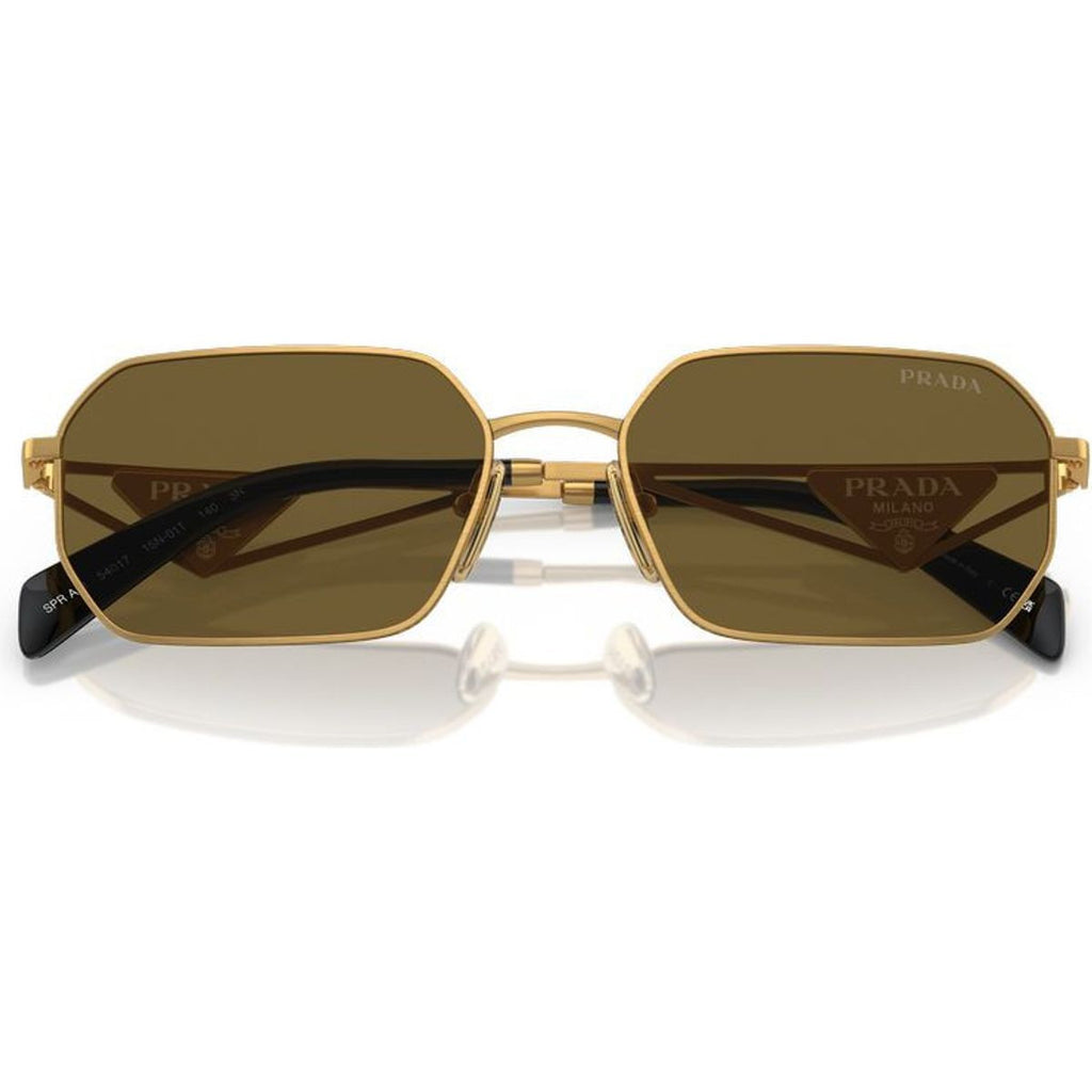 PRA51S, Matte Gold/Dark Brown Lenses
