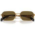 PRA51S, Matte Gold/Dark Brown Lenses