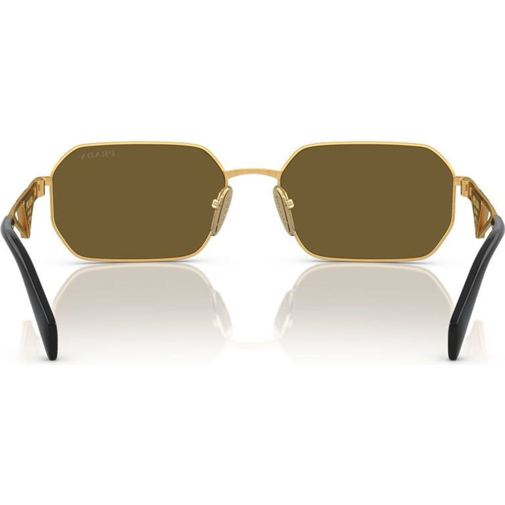 PRA51S, Matte Gold/Dark Brown Lenses