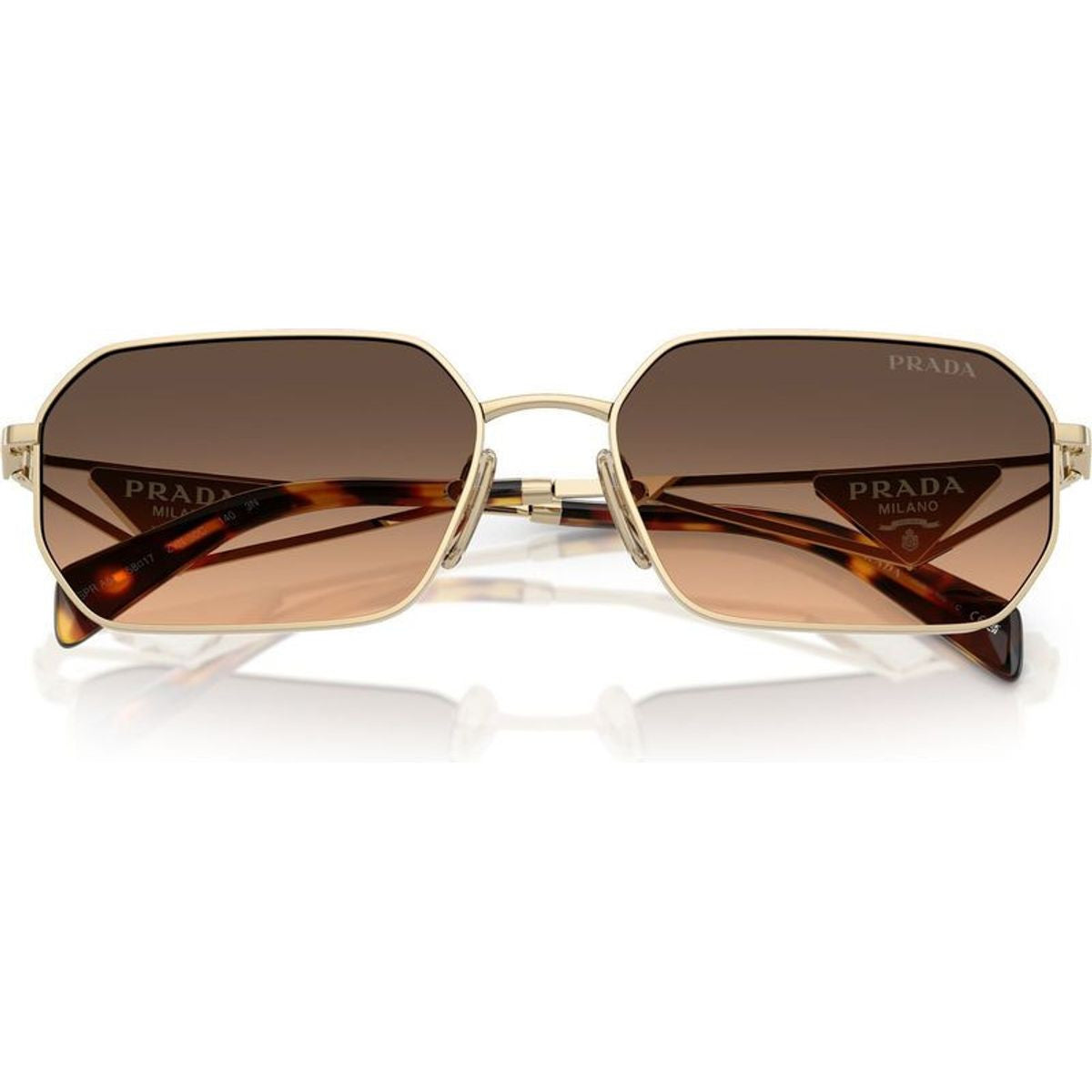 PRA51S, Pale Gold/Brown Grey Gradient Lenses