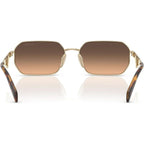 PRA51S, Pale Gold/Brown Grey Gradient Lenses