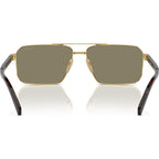 PRA57S, Gold/Light Brown Lenses 61 Eye Size
