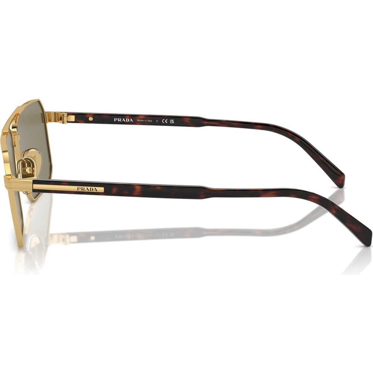 PRA57S, Gold/Light Brown Lenses 61 Eye Size