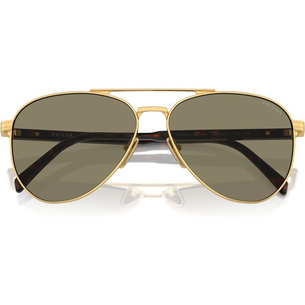 PRA58S, Gold/Light Brown Lenses 61 Eye Size