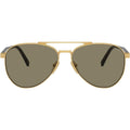 PRA58S, Gold/Light Brown Lenses 61 Eye Size