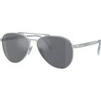 PRA58S, Silver/Dark Grey Flash Silver Mirror Lenses 61 Eye Size