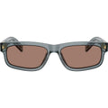PRB11S, Transparent Ocean/Brown Mirror Lenses 57 Eye Size