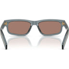 PRB11S, Transparent Ocean/Brown Mirror Lenses 57 Eye Size