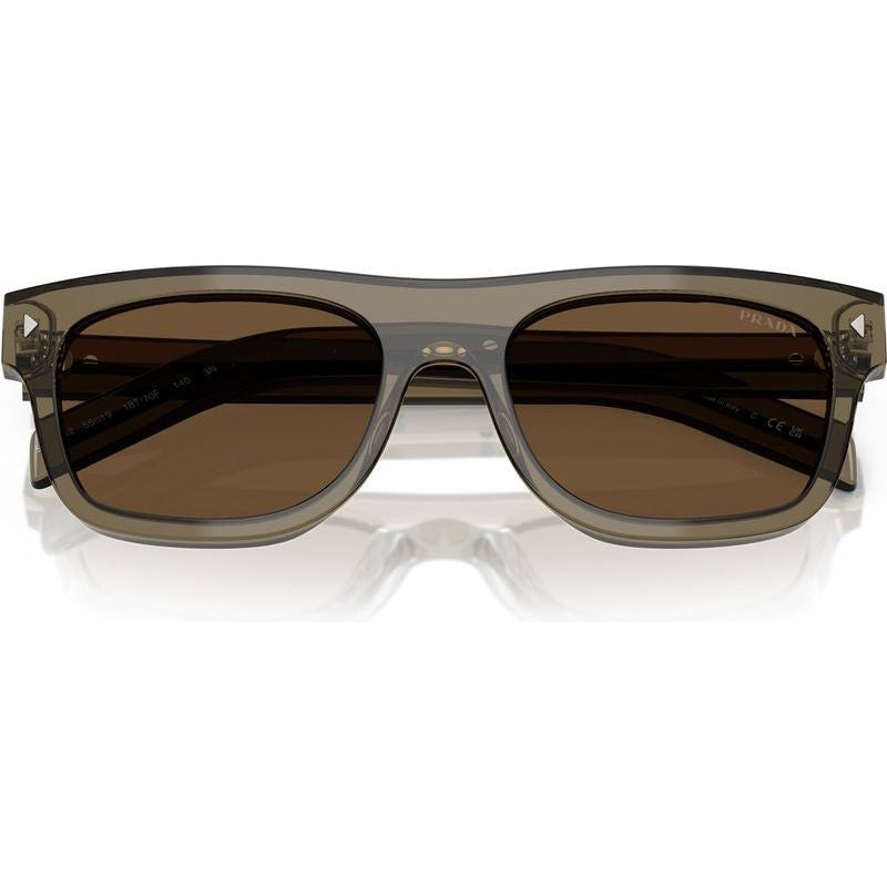 PRB12S, Transparent Terra/Dark Brown Lenses