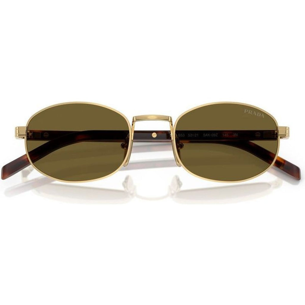 PRB53S, Gold/Dark Brown Lenses 52 Eye Size