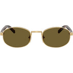 PRB53S, Gold/Dark Brown Lenses 52 Eye Size