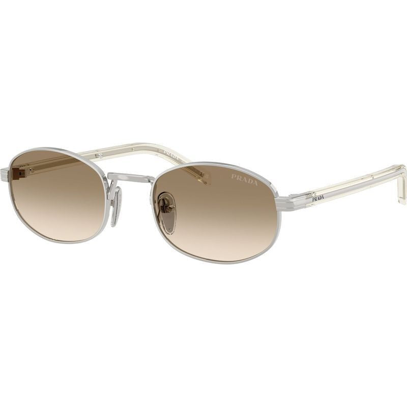 PRB53S, Silver/Brown Light Yellow Gradient Lenses 52 Eye Size