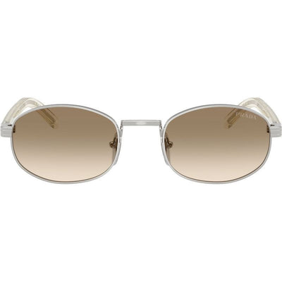 PRB53S, Silver/Brown Light Yellow Gradient Lenses 52 Eye Size