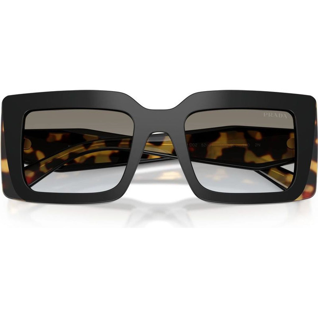 PRD01S, Black and Medium Tortoise/Grey Gradient Lenses