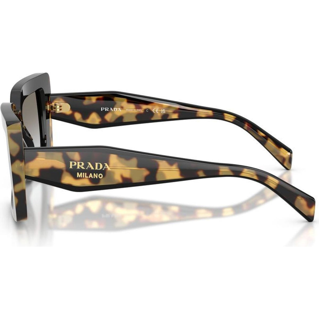 PRD01S, Black and Medium Tortoise/Grey Gradient Lenses