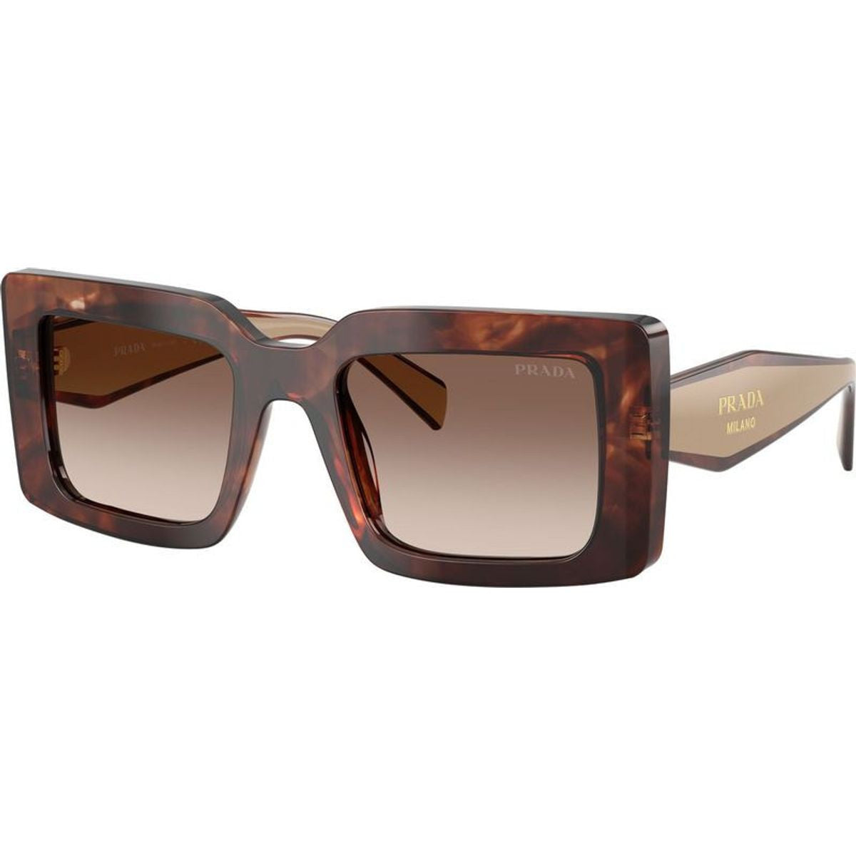 PRD01S, Caramel Tortoise/Brown Gradient Lenses