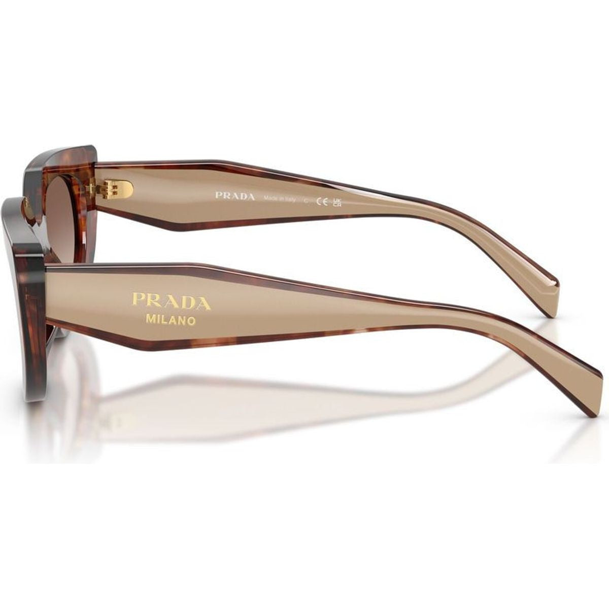 PRD02S, Caramel Tortoise/Brown Gradient Lenses
