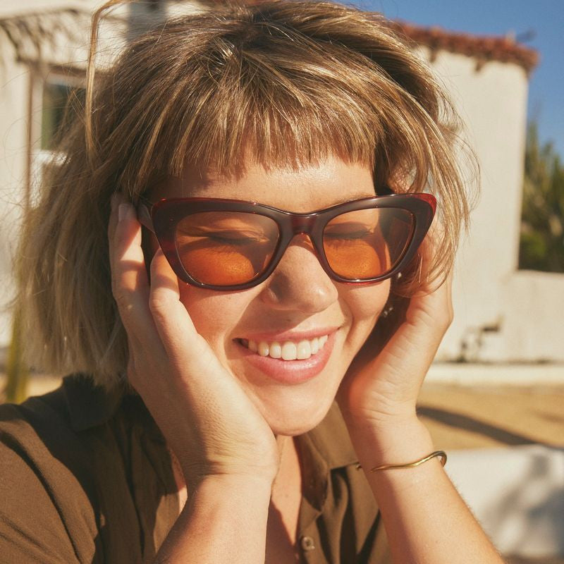 Kimma, Cranberry/Spritz Lenses
