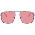 Ari RB3758, Gunmetal/Pink Lenses 56 Eye Size