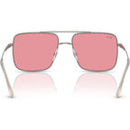 Ari RB3758, Gunmetal/Pink Lenses 56 Eye Size