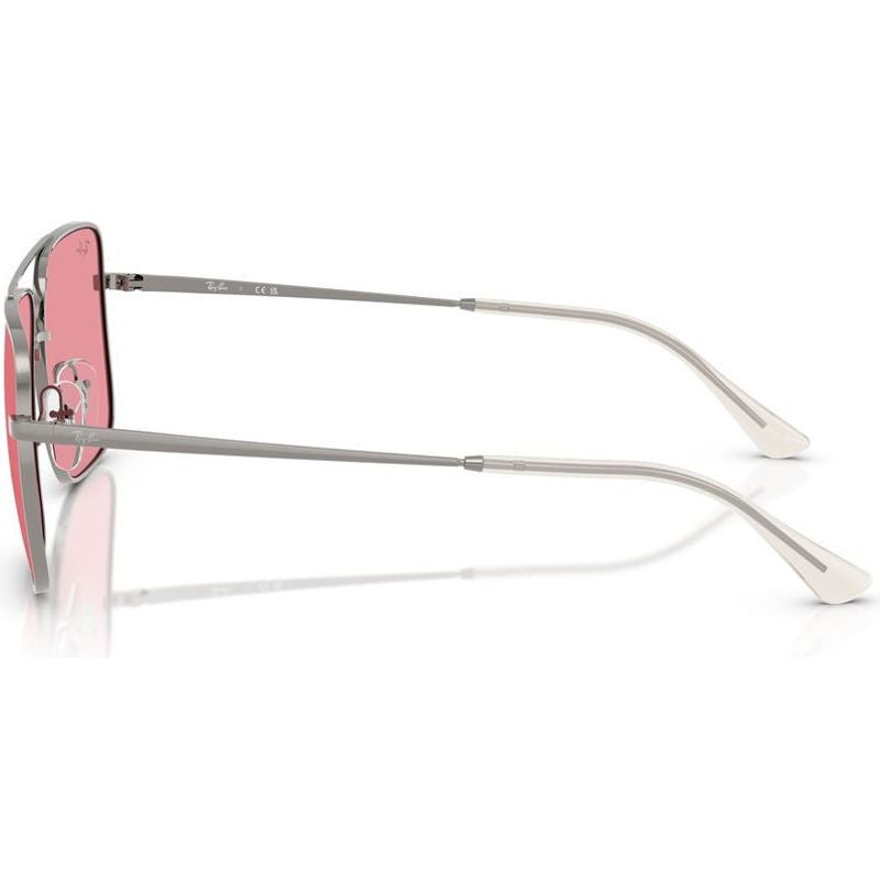 Ari RB3758, Gunmetal/Pink Lenses 56 Eye Size