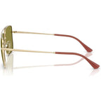 Ari RB3758, Pale Gold/Green Lenses 56 Eye Size