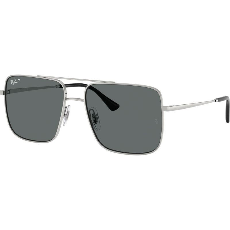 Ari RB3758, Silver/Dark Grey Polarised Lenses 56 Eye Size