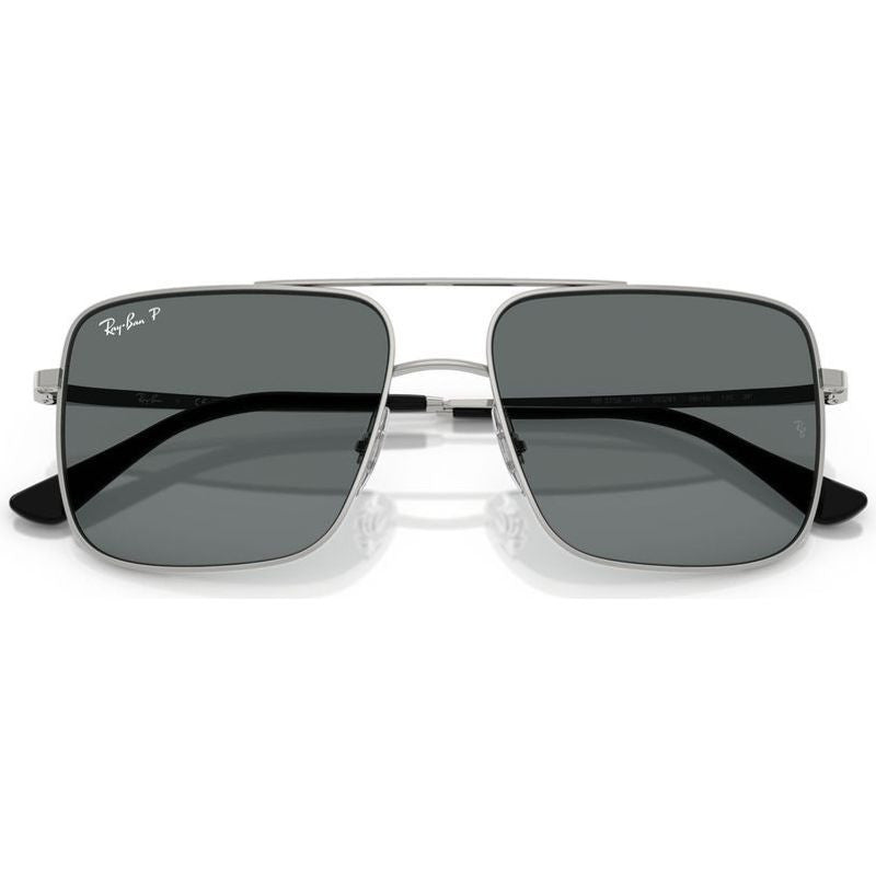 Ari RB3758, Silver/Dark Grey Polarised Lenses 56 Eye Size