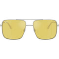 Ari RB3758, Silver/Gold Flash Yellow Mirror Lenses 56 Eye Size